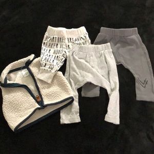 Newborn pants and vest